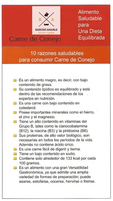 Beneficios de la carne de conejo